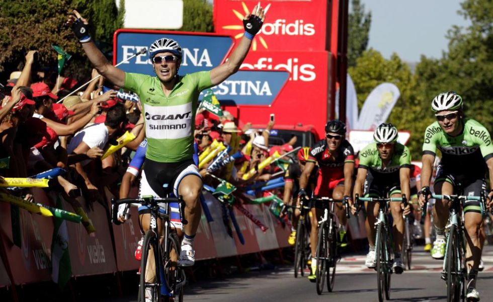 Degenkolb ga su segunda victoria consecutiva en la Vuelta y sum su sptimo triunfo en la ronda espaola tras los cinco conseguidos en la edicin de 2012.
