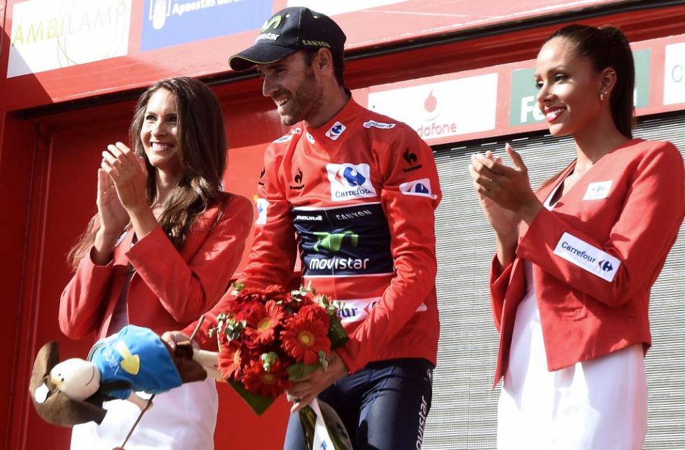 Alejandro Valverde retuvo sin problemas el maillot rojo de la general pero record que el lder del Movistar sigue siendo Nairo Quintana.