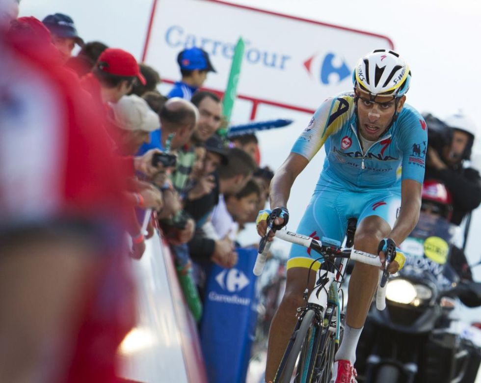 El italiano Fabio Aru terminar esta Vuelta en quinta posicin y con dos triunfos de etapa. Sensacional balance para este joven ciclista.