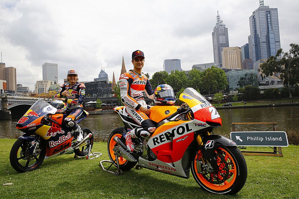 Dani Pedrosa, as como todos los pilotos del Mundial de motociclismo, ya estn en Melbourne para la disputa del Gran Premio de Australia en Phillip Island.
