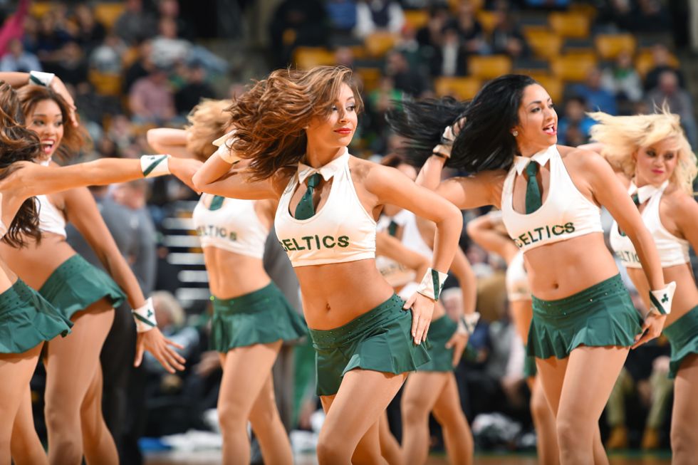 Boston Celtics cheerleaders