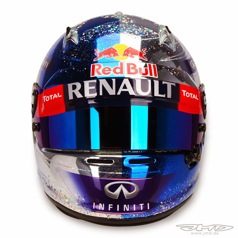Sebastian Vettel llevar en el Gran Premio de Abu Dabi, el ltimo que disputar con Red Bull, un casco especial de agradecimiento a sus compaeros.