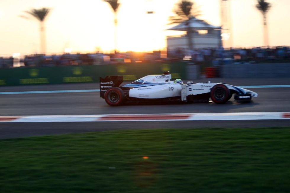 Felipe Massa, durante un lance de la carrera