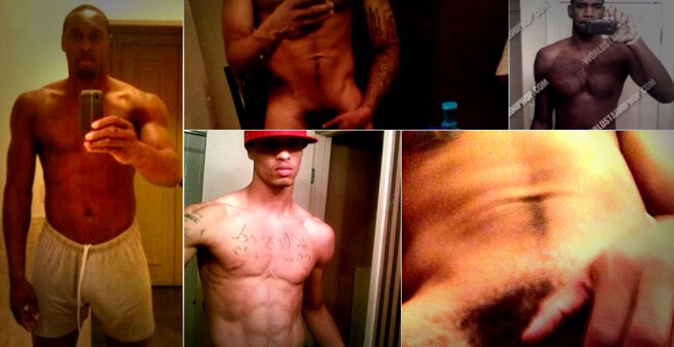 Montaje de los selfies ntimos desnudos de los jugadores NBA