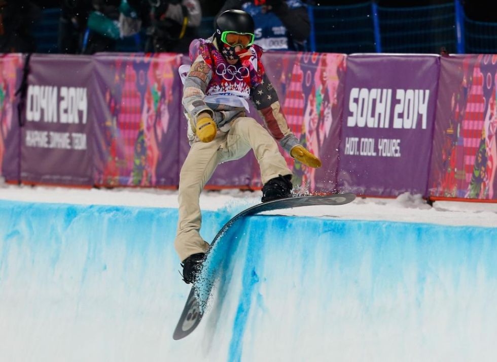 Shaun White, durante los Juegos de Sochi.