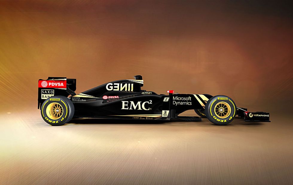 La escudera Lotus F1 Team present su nuevo monoplaza para 2015, el E23 Hybrid