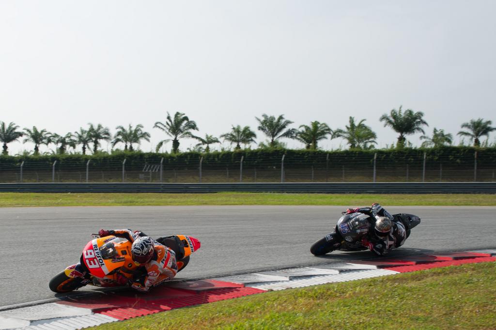 Imgenes de la segunda jornada de los segundos entrenamientos de pretemporada de MotoGP en Sepang.