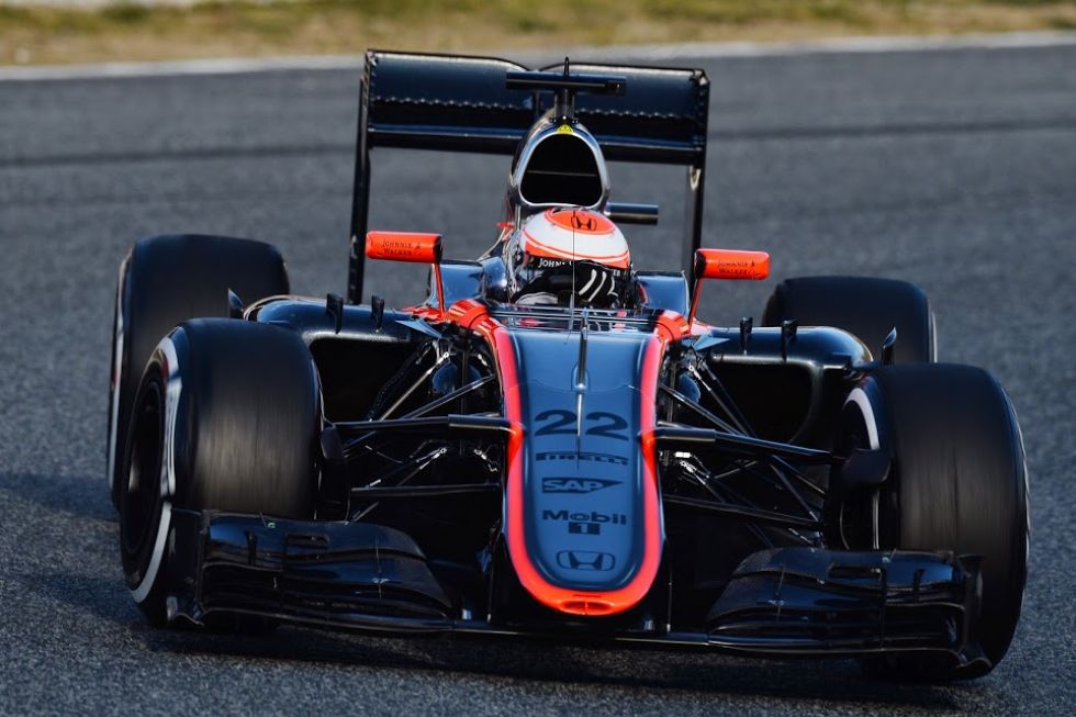 Jenson Button tampoco pudo dar de nuevo demasiadas vueltas con el McLaren.