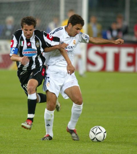 Del Piero y Ral, en uno de sus mltiples partidos.