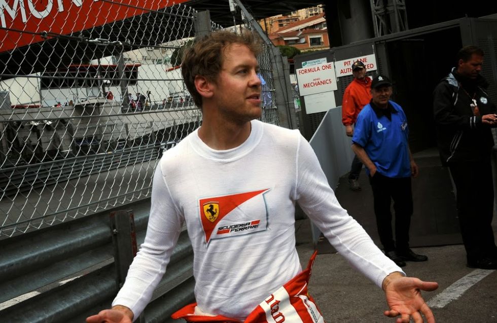 La sonrisa de Vettel.