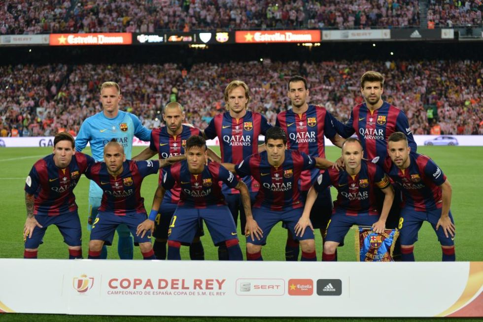 El Once inicial del Barcelona que se ha proclamado campen de Copa del Rey