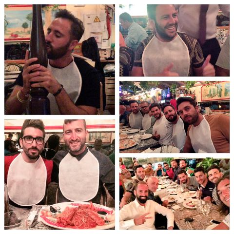 As cenaron Chico Flores y sus amigos en Marbella