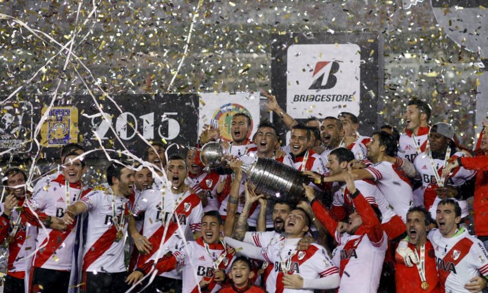 River celebr por todo lo alto la Copa Libertadores.