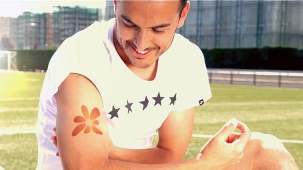 Pedro Rodríguez quiso tatuarse el sol canario para celebrar la Champions
