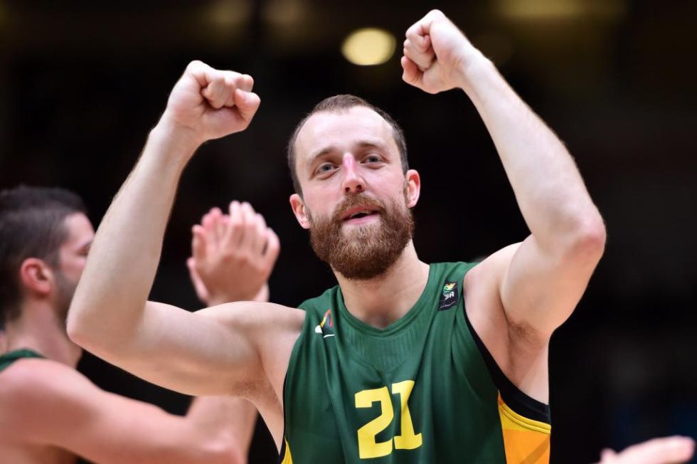 Milaknis, durante un choque en este Eurobasket con Lituania