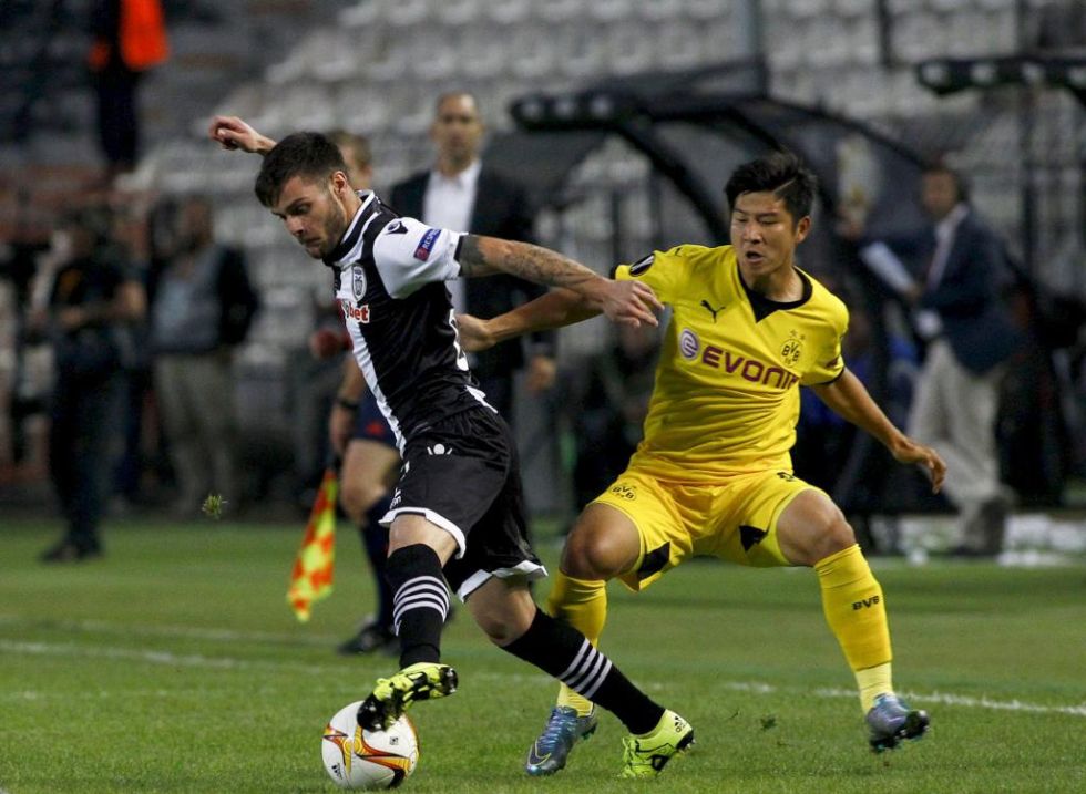Paok Thessaloniki-Borussia Dortmund (1-1).