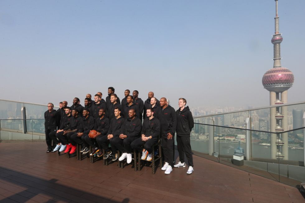 Los Angeles Clippers en el Ritz-Carlton de Shanghai