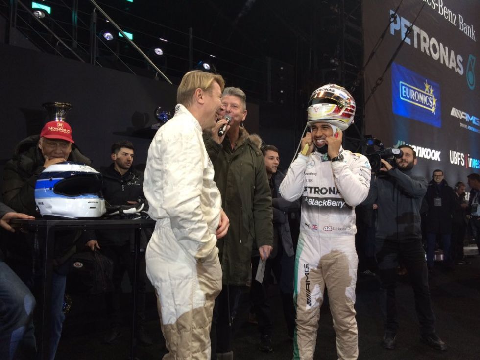 Estrellas y campeones: Lauda, Hakkinen y hamilton fueron algunos de los invitados al evento
