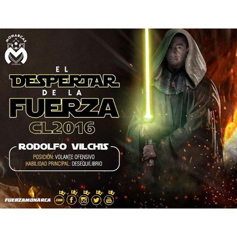 El Morelia aprovechó el tirón de Star-Wars en México y presentó a sus jugadores en Twitter con los afiches de la película.