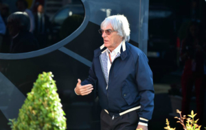 Bernie Ecclestone en el Gran premio de Italia de 2015