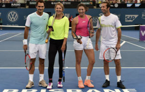 Federer, Azarenka, Garbie y Stepanek, en el da dedicado a los...
