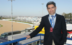 Baquero, en el circuito de Jerez