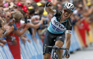 Tony Martin en la etapa de pavs que gan durante el pasado Tour de...
