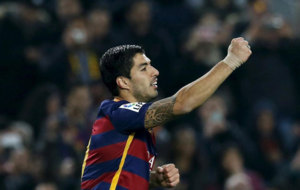 Surez celebra su gol contra el Athletic