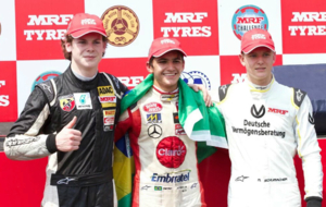 La imagen curiosa: Newey, Fittipaldi y Schumacher compartieron podio...