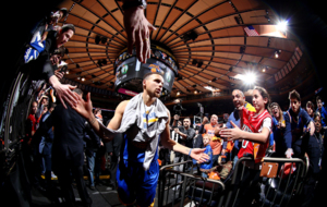 Stephen Curry en el Madison Square Garden de Nueva York