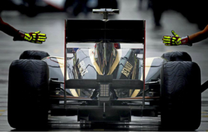 El Lotus Renault GP R31 en el Gran Premio de Corea de 2011