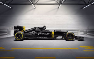 Imagen lateral del nuevo monoplaza de Renault