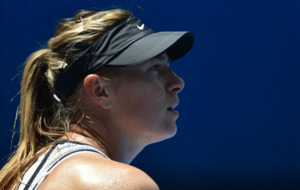 Sharapova, durante el Open de Australia