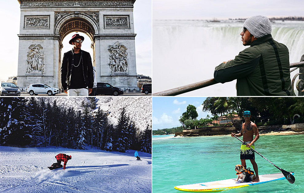 A visit to Niagara falls, boxing in Toronto, snowboarding in Colorado,...