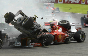 La escalofriante salida del Gran Premio de Blgica de 2012 en la que...