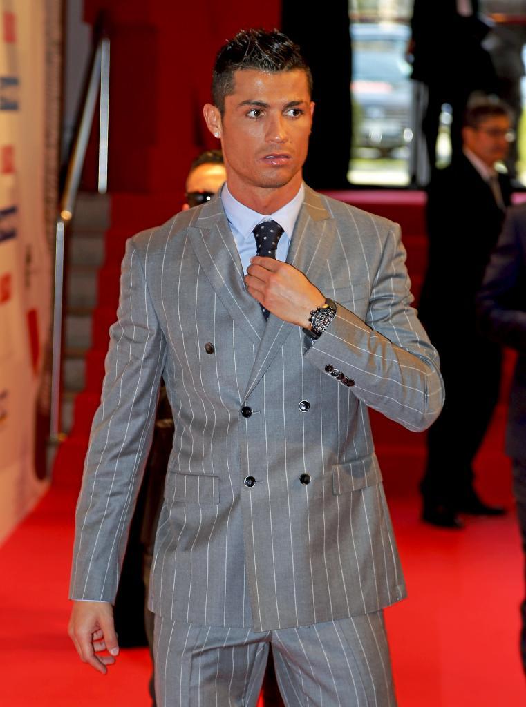 Cristiano Ronaldo, a su llegada a la gala