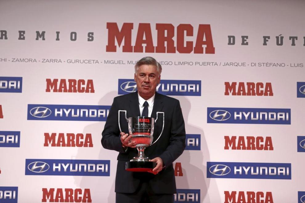 Carlo Ancelotti, trofeo Miguel Muoz de la Liga BBVA