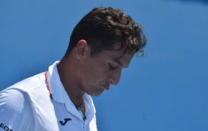 Almagro se muestra pensativo en el Open de Australia