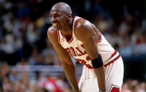 Michael Jordan durante su histrico 1996