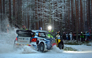 Ogier, campen del Rally de Suecia.