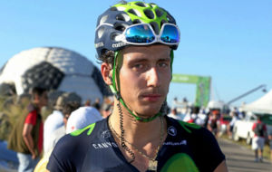 Adriano Malori, ciclista del Movistar Team.