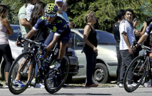 Nairo Quintana, el mes pasado en el Tour de San Luis.