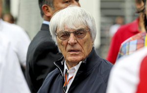 Bernie Ecclestone, en el GP de Mxico de 2015.