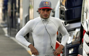 Carlos Sainz, el mircoles en el Circuit de Barcelona.