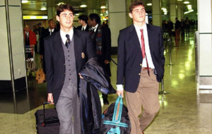 Vctor Snchez del Amo e Iker Casillas, en una imagen de archivo.