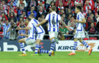 Jonathas celebra el gol que marc ante el Athletic hace dos jornadas.