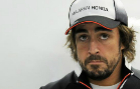 Fernando Alonso, en el box de McLaren esta pretemporada