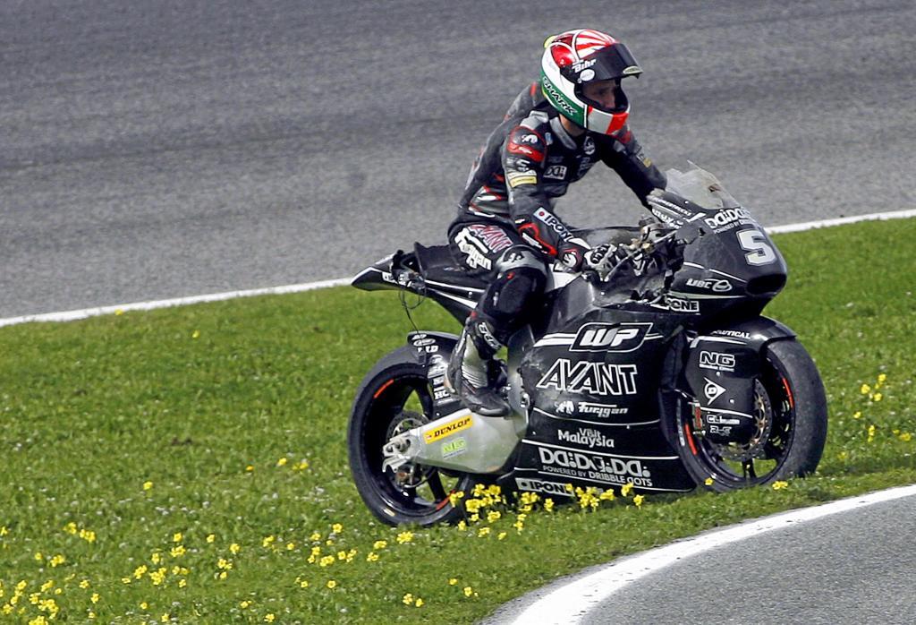 Johann Zarco en los test privados de Jerez en febrero