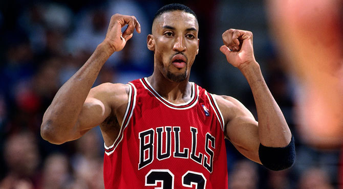 Scotty Pippen during his Bulls playing days.