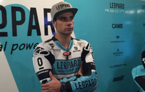 Miguel Oliveira, en la presentacin del Leopard Racing